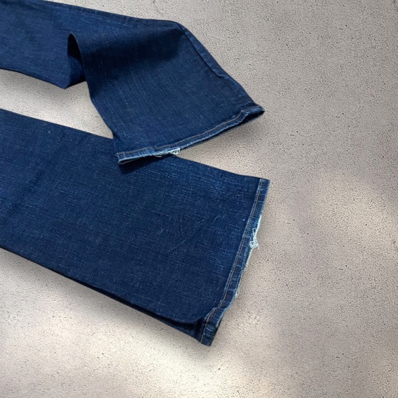 Lucky Brand White Oak Cone Denim Made in USA Low Rise Lolita Boot Jeans - Picture 7 of 8